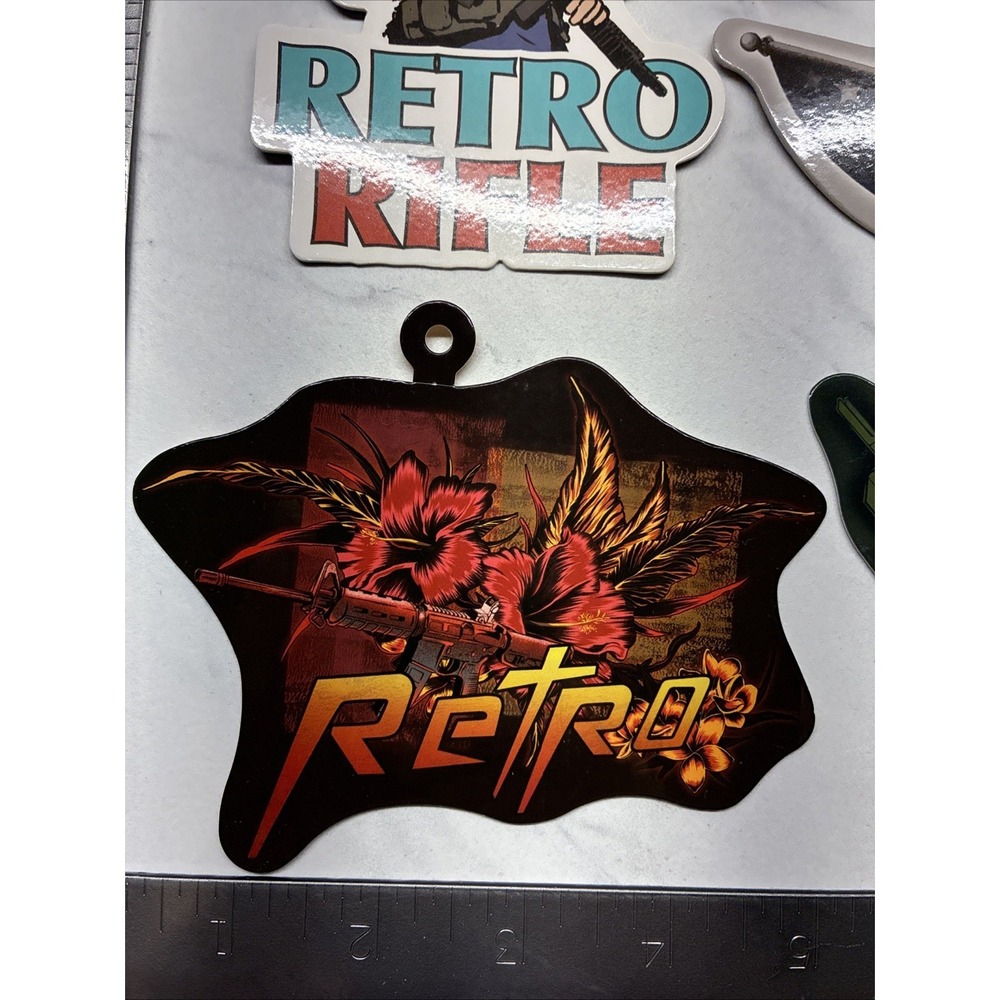 Retro Rifle Sticker Lot 4 - Picture 2 of 5